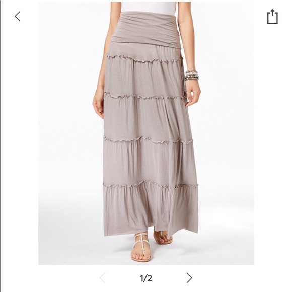 I.N.C. INTERNATIONAL CONCEPT TIERED DRESS/SKIRT - Picture 6 of 7